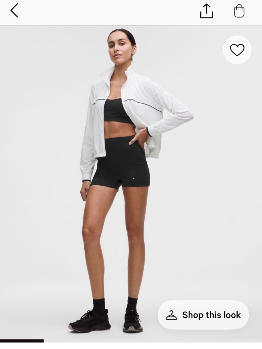 Lululemon size 4 high rise tennis layering shorts 3.5"